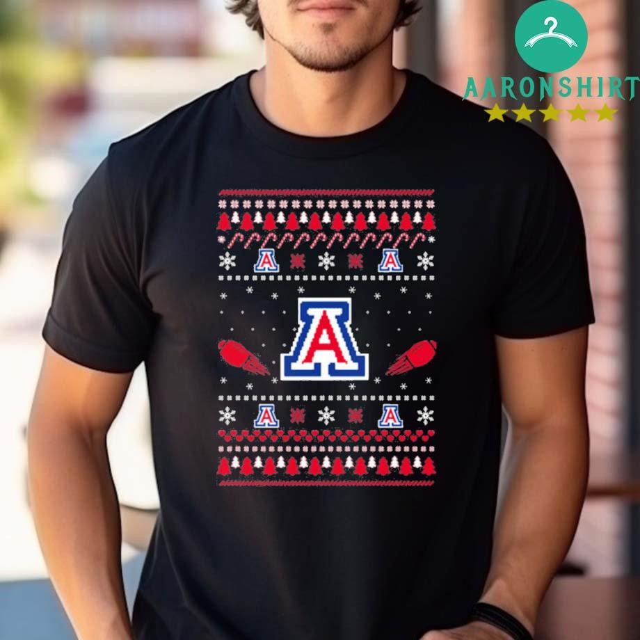 Arizona Wildcats Stitch Knitting Ugly Christmas Shirt