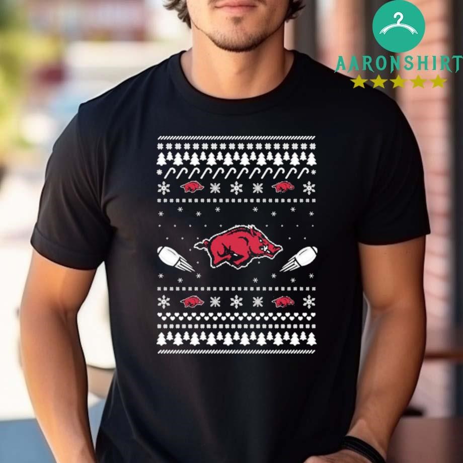 Arkansas Razorbacks Stitch Knitting Ugly Christmas Shirt