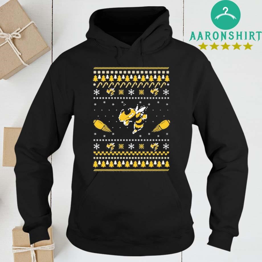 Georgia Tech Yellow Jackets Stitch Knitting Ugly Christmas hoodie