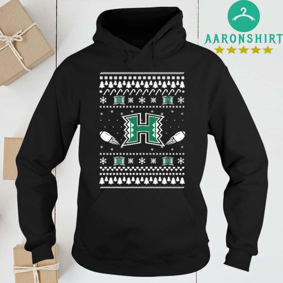 Hawaii Rainbow Warriors Stitch Knitting Ugly Christmas hoodie