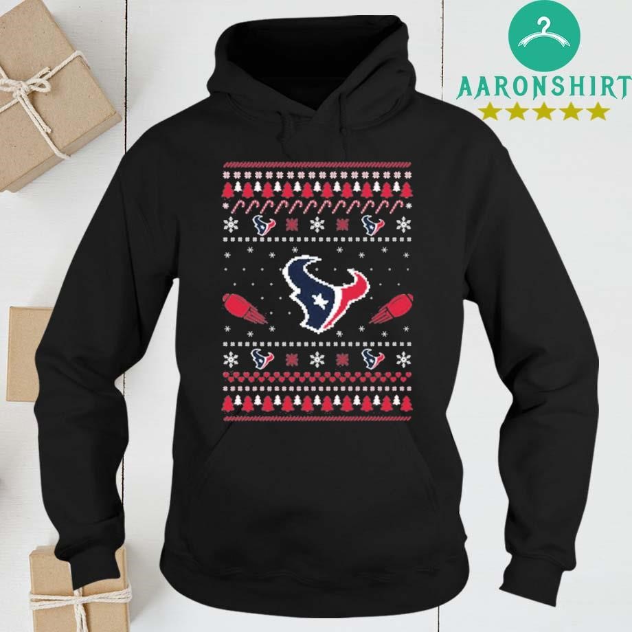 Houston Texans Stitch Knitting Ugly Christmas hoodie