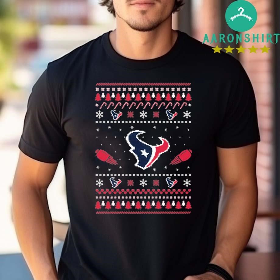 Houston Texans Stitch Knitting Ugly Christmas Shirt