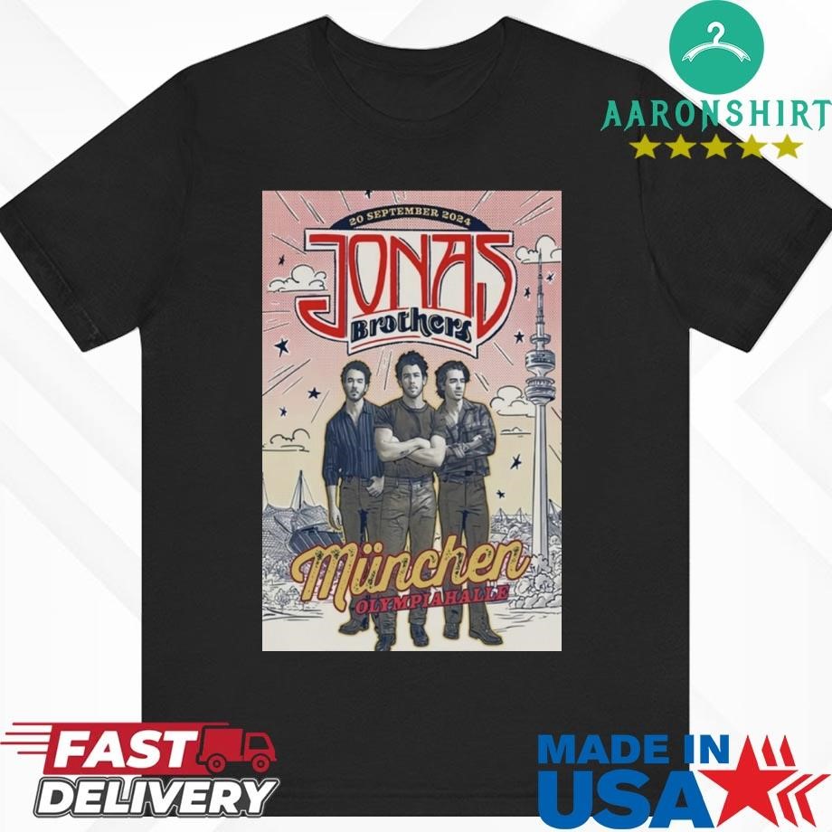 Jonas Brothers Olympiahalle Munich, Germany September 20, 2024 Tour Shirt