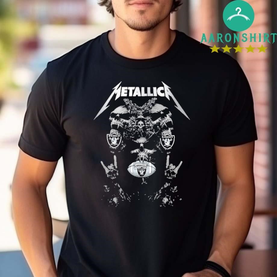 Metallica Las Vegas Raiders Football 2024 Shirt