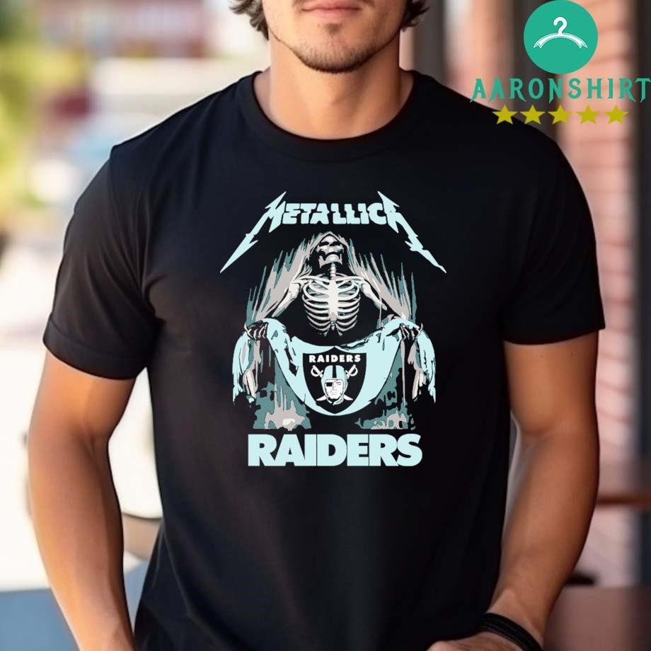 Metallica Las Vegas Raiders NFL Football 2024 Shirt