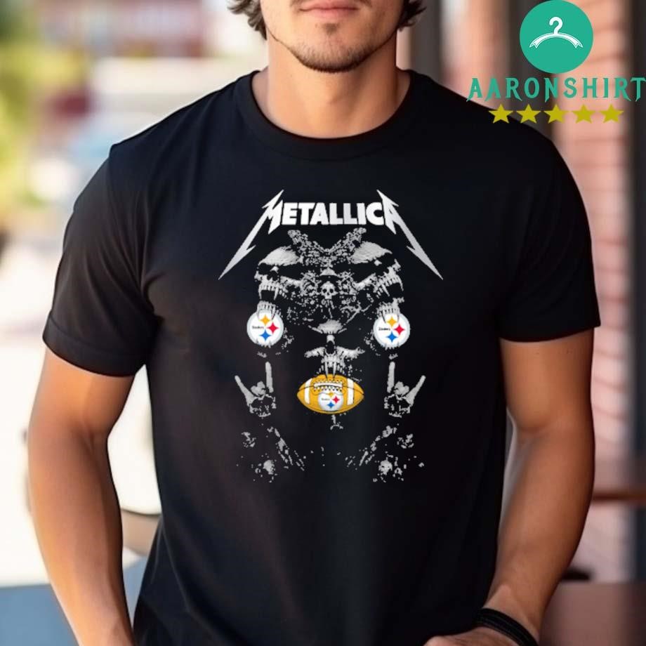 Metallica Pittsburgh Steelers Football 2024 Shirt