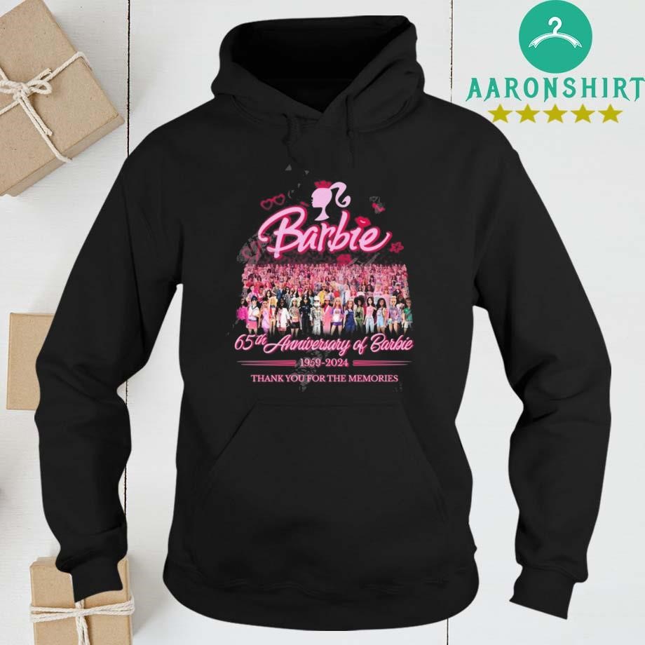 Official 65th Anniversary Of Barbie 1959-2024 Thank You For The Memories hoodie