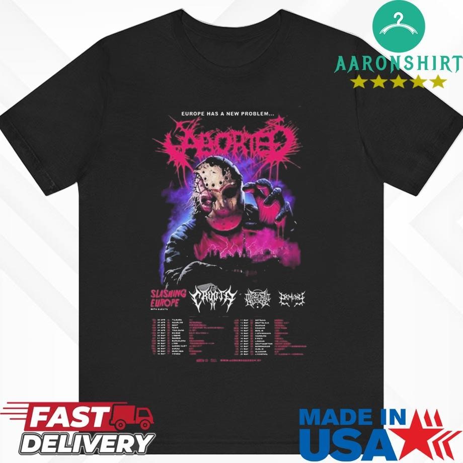 Official Aborted Band Europe Tour 2025 Shirt