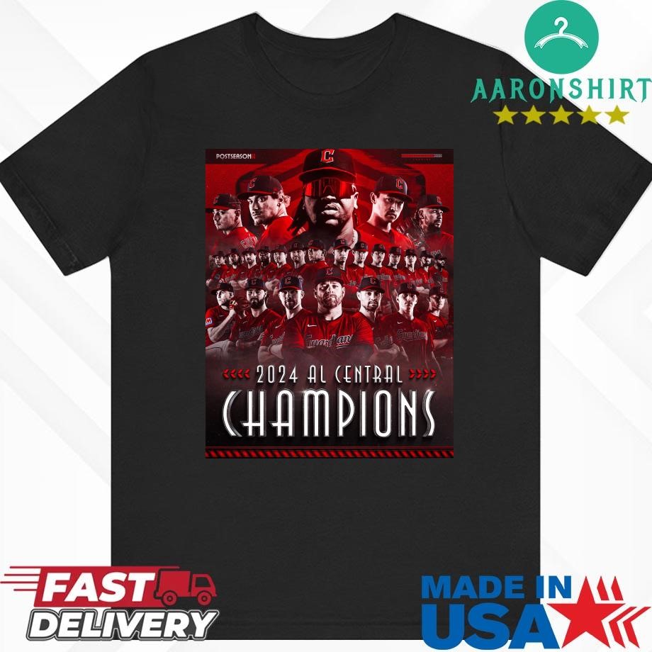 Official Cleveland Guardians 2024 AL Central Champions Poster Shirt