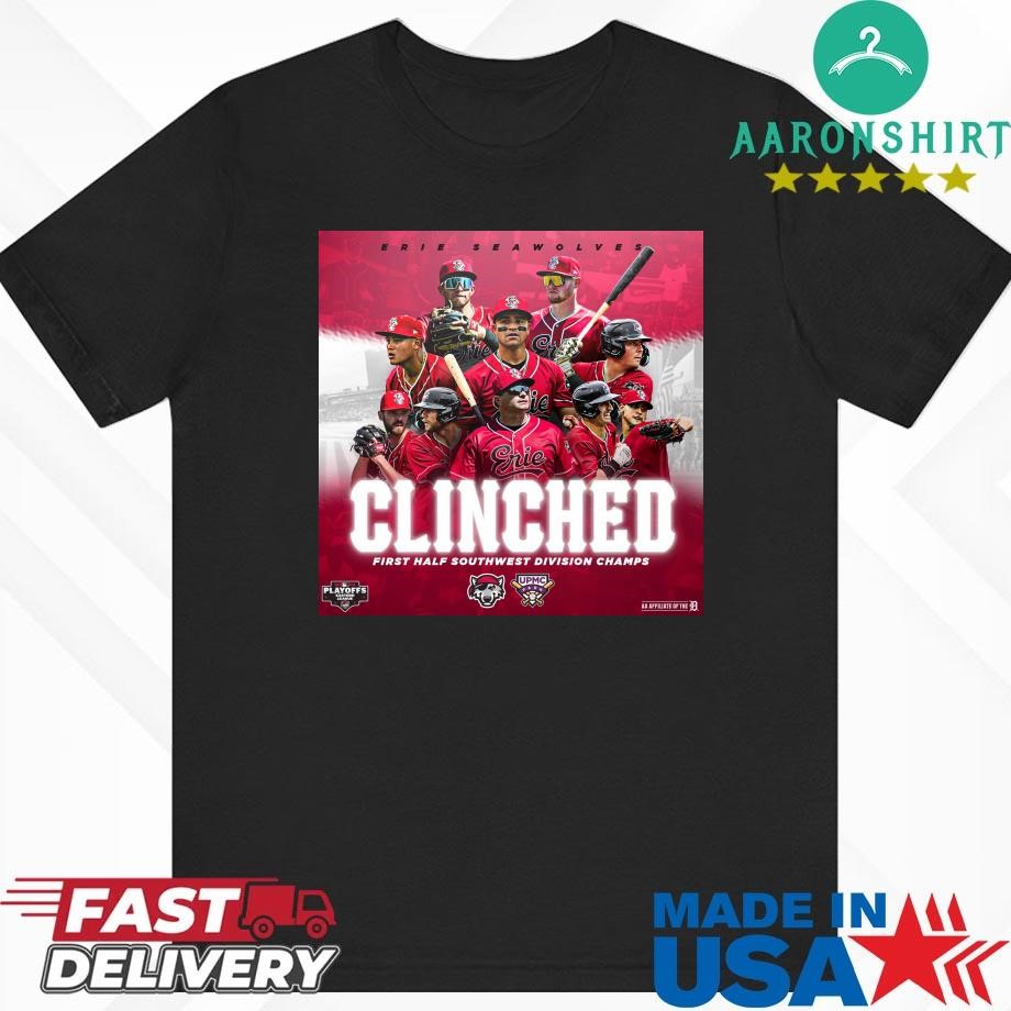 Official Erie Seawolves Clinched 2024 First Half Southwest Division Champs Shirt