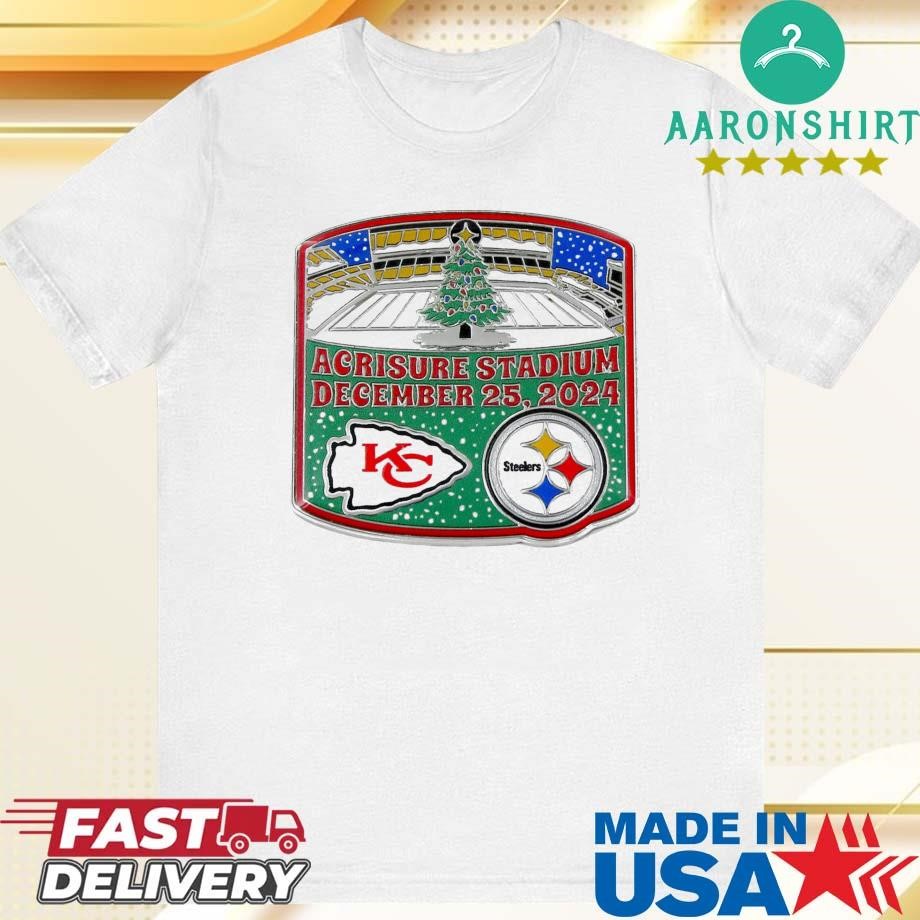 Official Kansas City Chiefs Vs Pittsburgh Steelers Acrisure Stadium December 25, 2024 Shirt