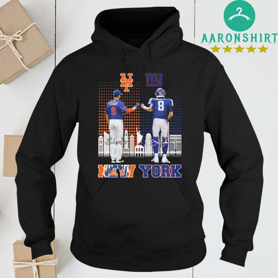 Official New York Mets Brandon Nimmo And New York Daniel Jones Giants Signatures hoodie