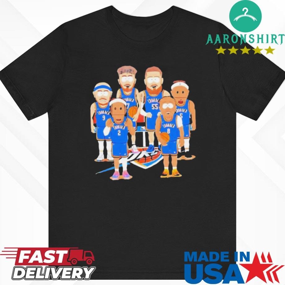 Official Oklahoma City Thunder Team Cartoon Shirt