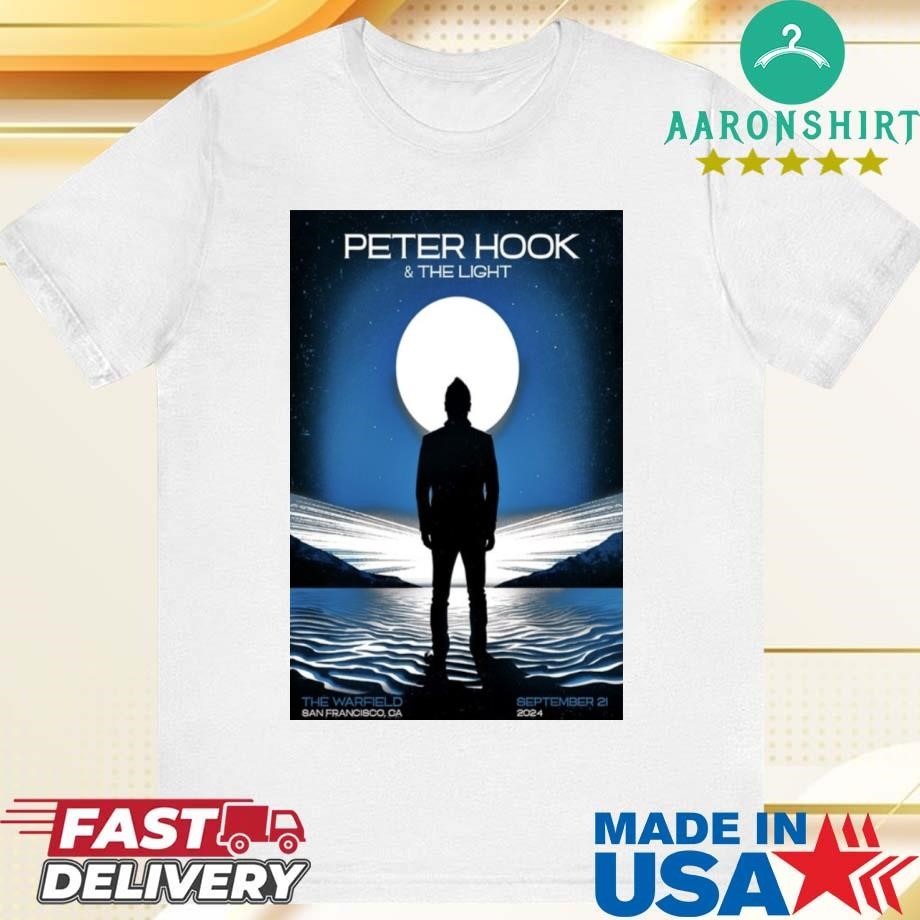 Official Peter Hook And The Light Sep 21 2024 The Warfield in San Francisco CA Shirt