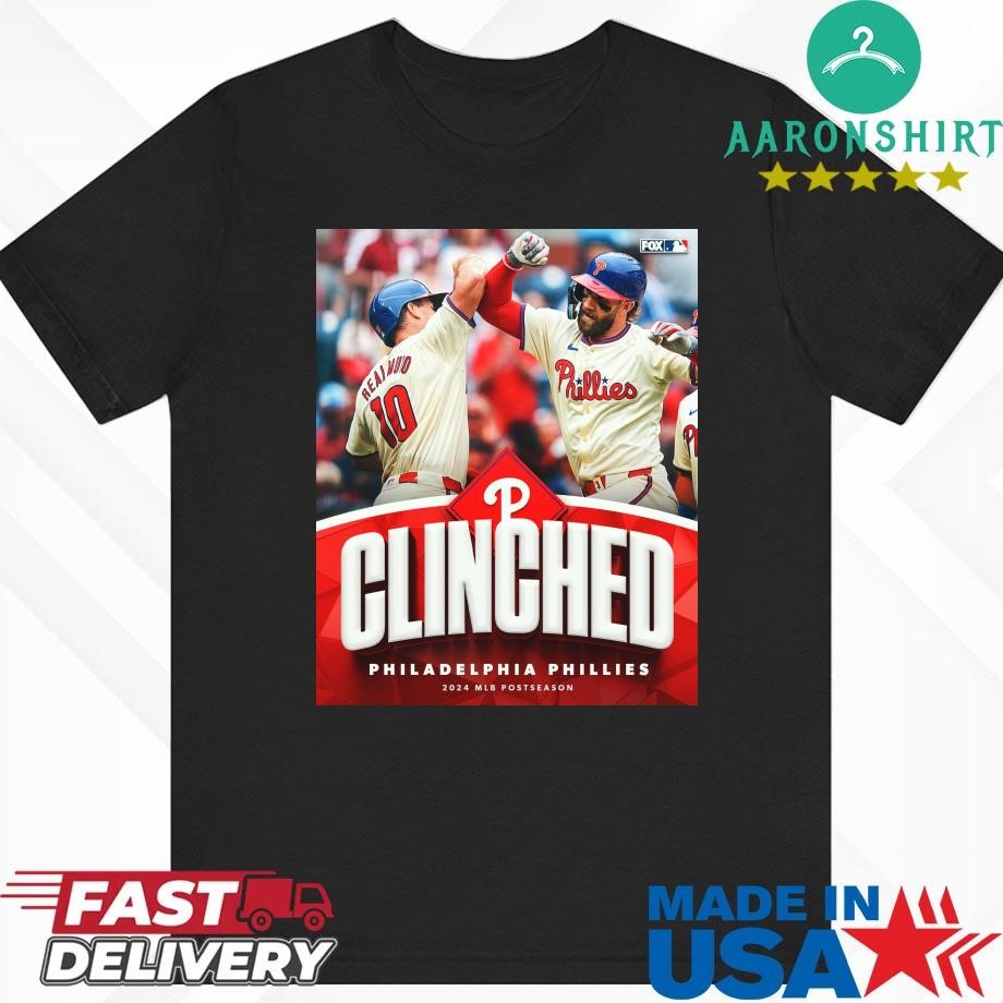 Official Philadelphia Phillies Clinched 2024 MLB Postseason Shirt