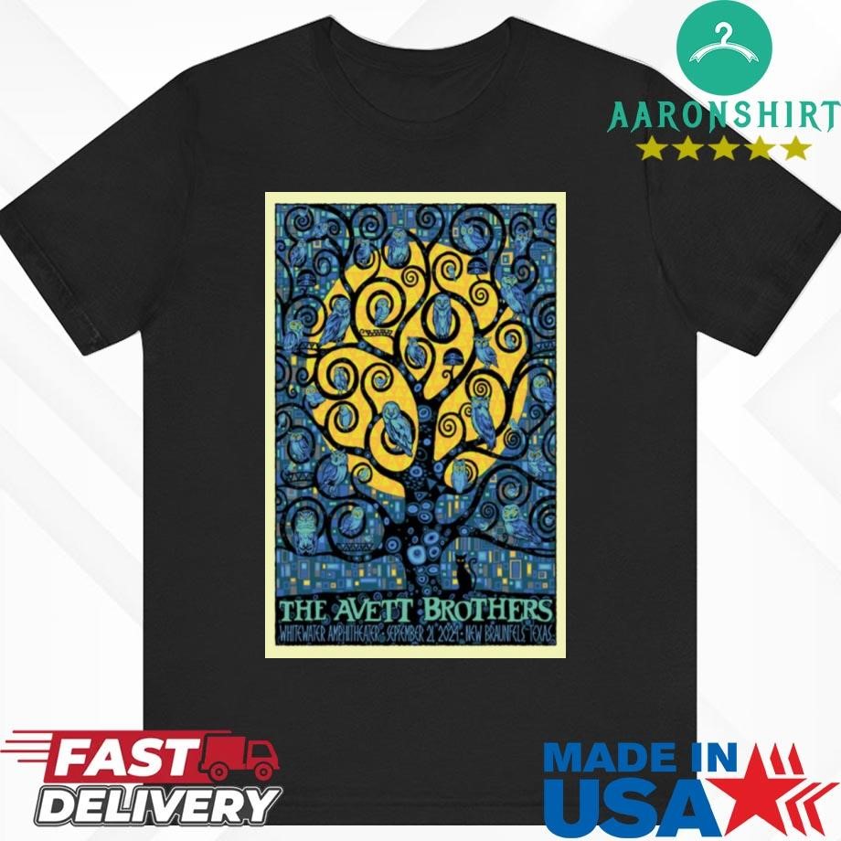 Official The Avett Brothers On Sept 21 2024 WhiteWater Amphitheater New Braunfels TX Shirt