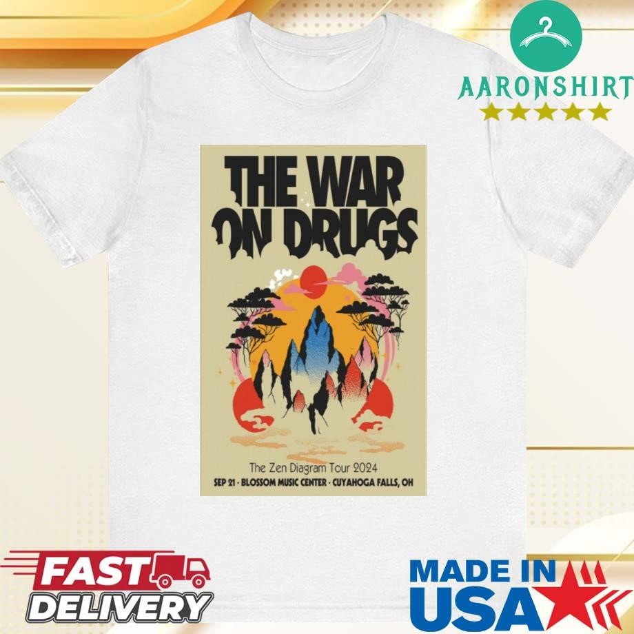 Official The War On Drugs In Cuyahoga Falls, OH On September 21 2024 Shirt