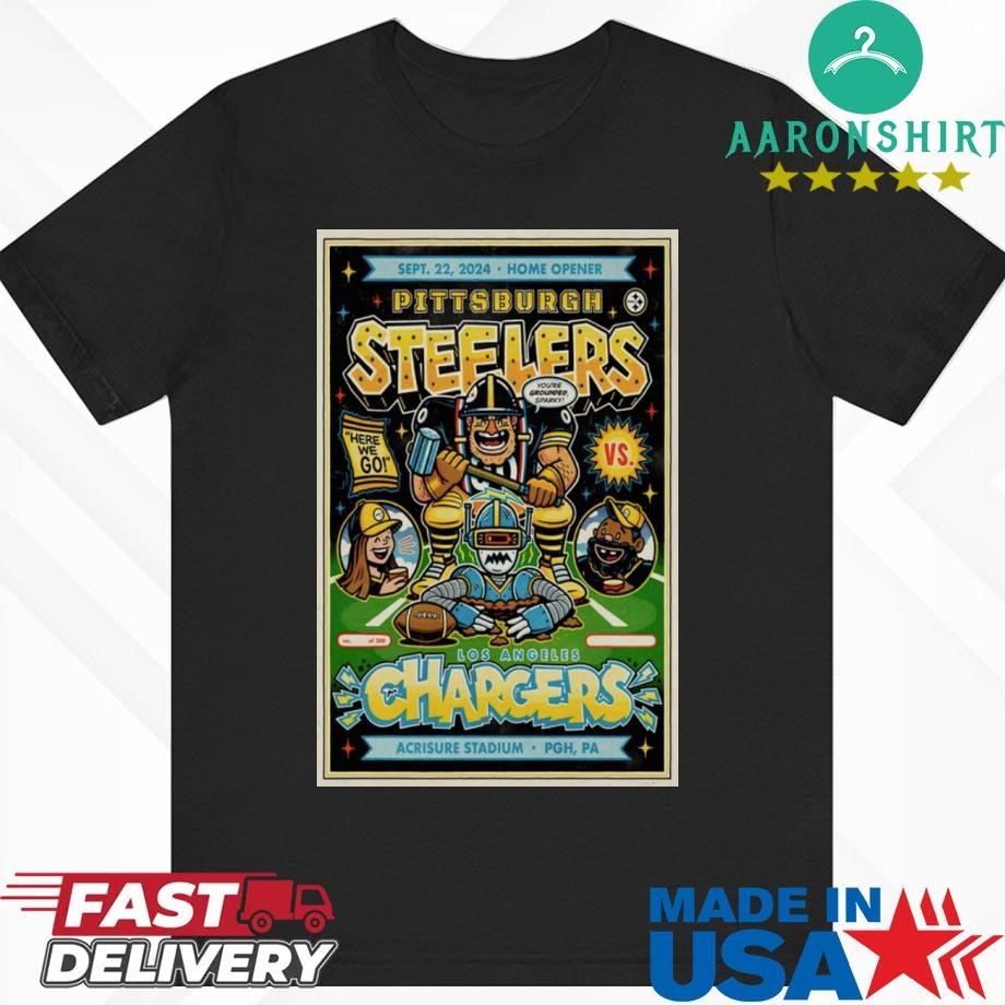 Pittsburgh Steelers Tour Sept 22, 2024 Home Opener PGH, PA Chargers Los Angeles Acrisure Stadium Shirt