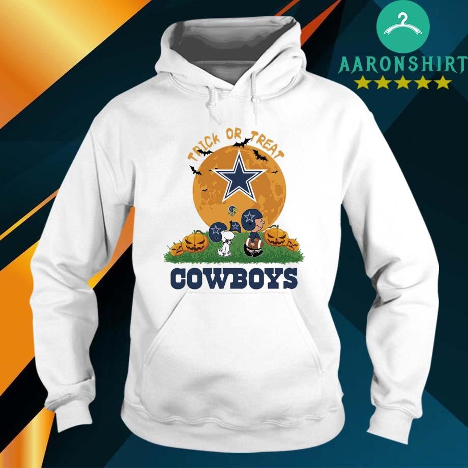 Snoopy And Charlie Brown Dallas Cowboys Trick Or Treat Halloween hoodie