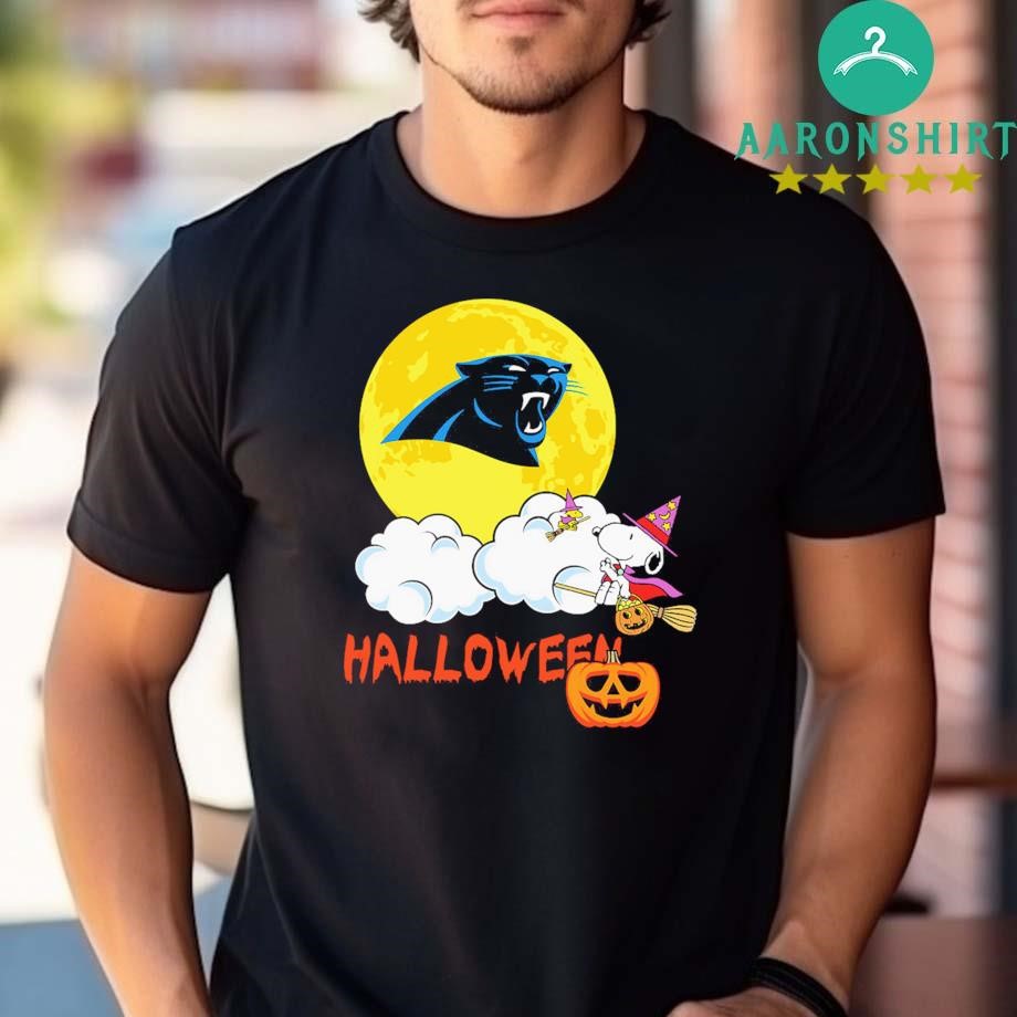 Snoopy Carolina Panthers NFL Halloween 2024 Shirt