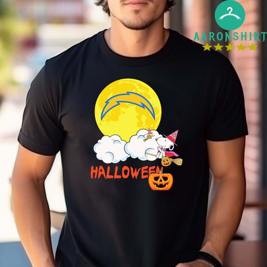 Snoopy Los Angeles Chargers NFL Halloween 2024 Shirt