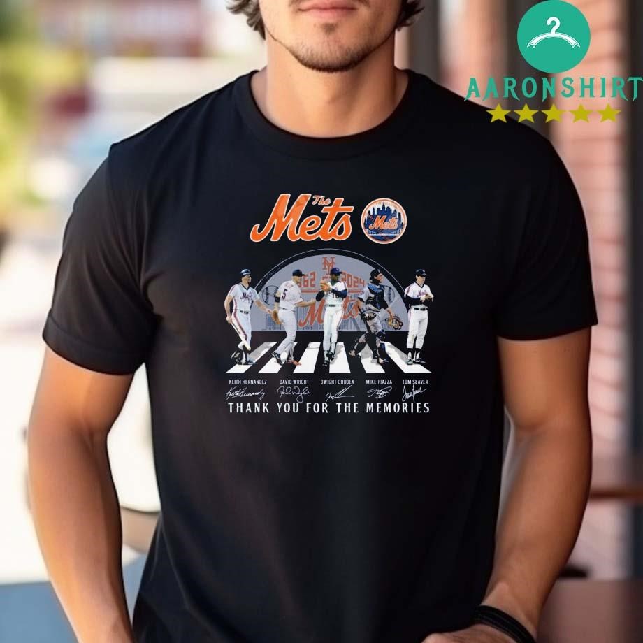 The Mets 1962-2024 Thank You For The Memories Signatures Shirt