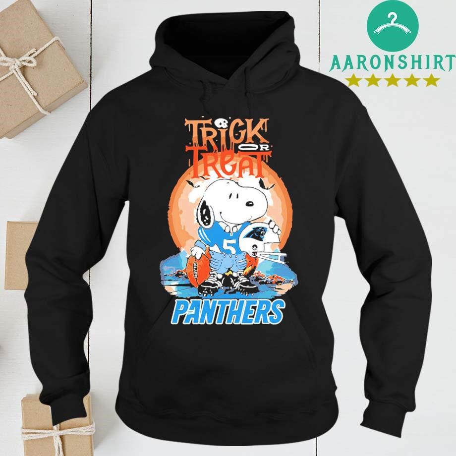 Trick Treat Snoopy Teams Carolina Panthers Nfl hoodie