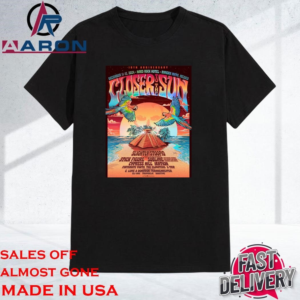 Closer To The Sun 2024 Foil Poster T-Shirt