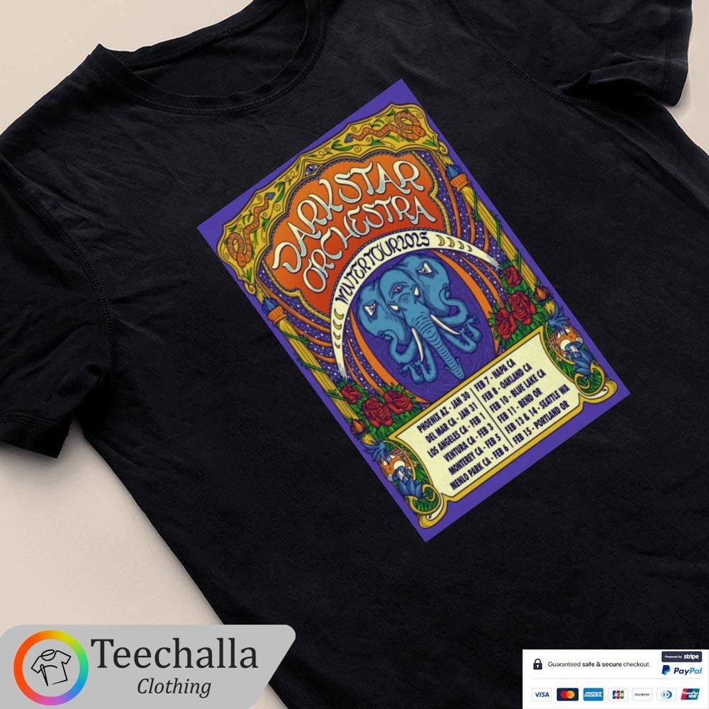 Design Dark Star Orchestra Band Winter Tour 2025 Shirt