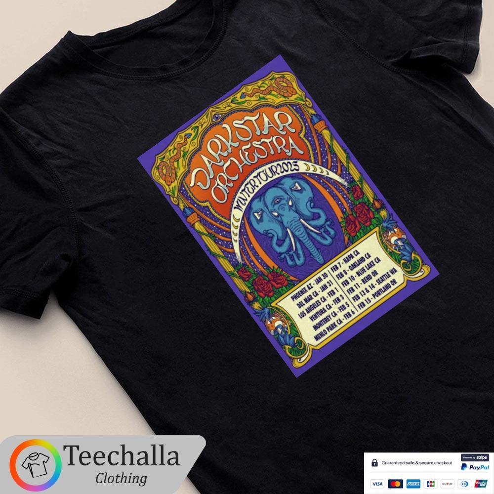 Design Dark Star Orchestra Winter Tour 2025 Shirt