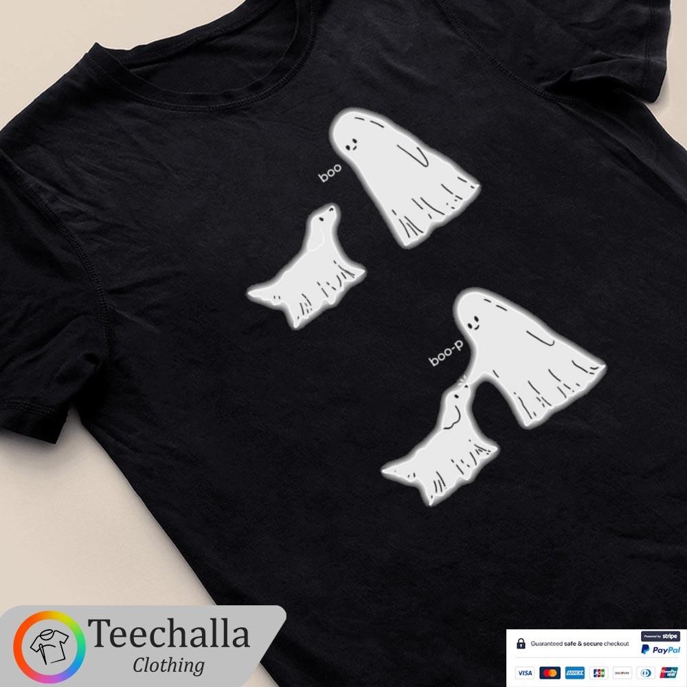 Design Ghost Touch The Dog Boo Boo-p Halloween Shirt