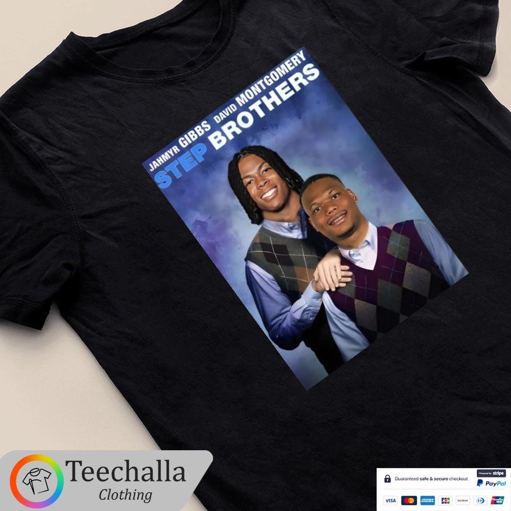 Design Jahmyr Gibbs David Montgomery Step Brothers Unisex T-Shirt