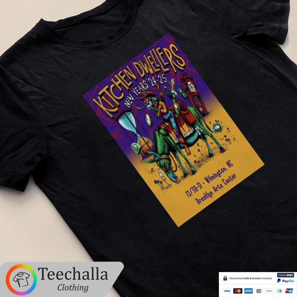 Design Kitchen Dwellers December 30 & 31, 2024 Wilmington, North Carolina Tour Shirt