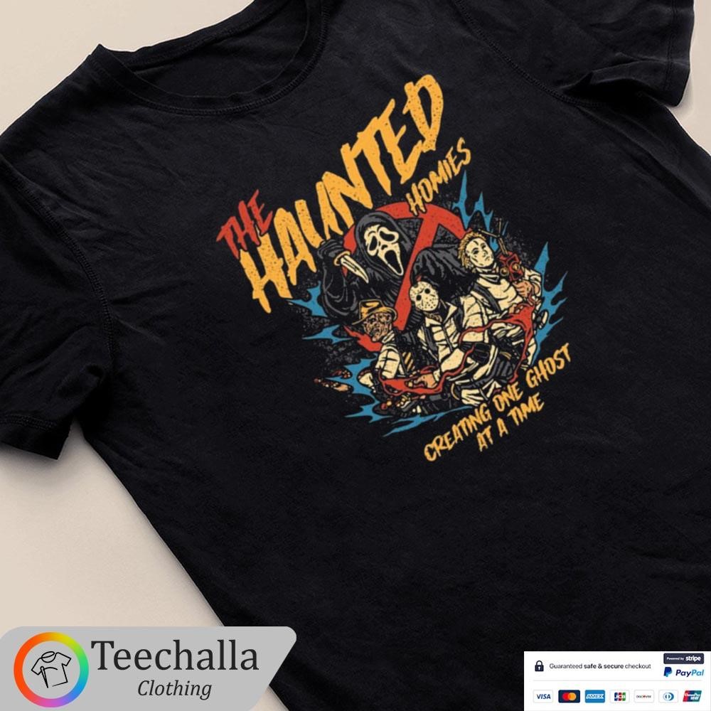 Design Sendit Society The Haunted Homies Halloween Tee Unisex T-Shirt