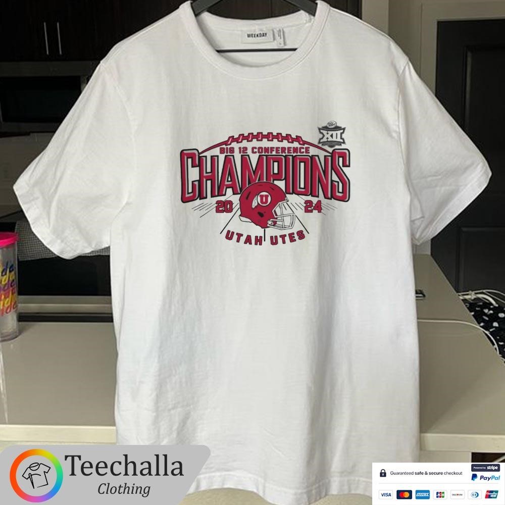 Design Utah Utes 2024 Big 12 Conference Football Champions T-Shirt