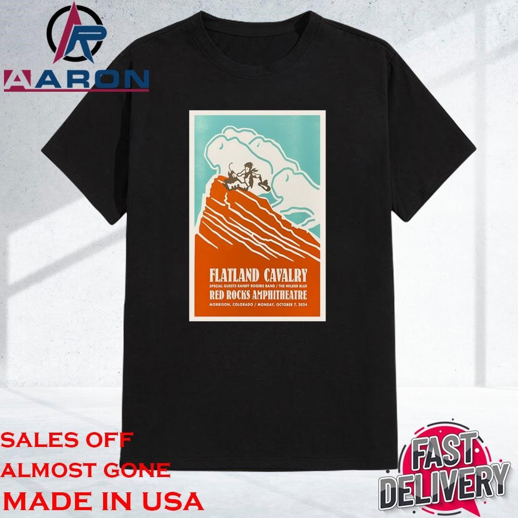 Flatland Cavalry October 7 2024 Red Rocks Amphitheatre, Morrison Co T-Shirt