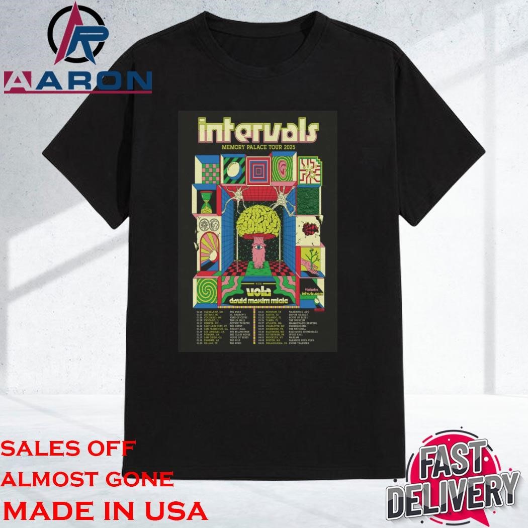 Intervals Memory Palace 2025 Show Shirt