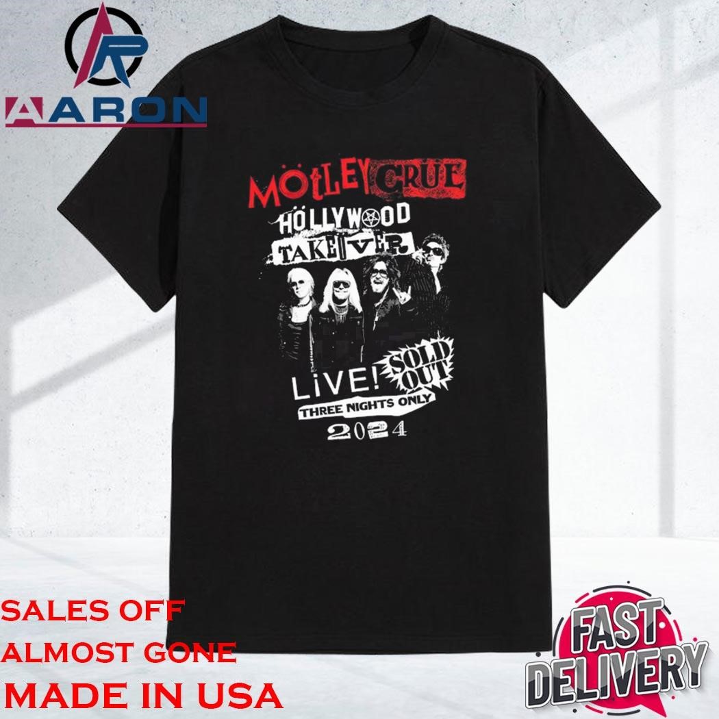 Motley Crue Hollywood Takeover T-Shirt