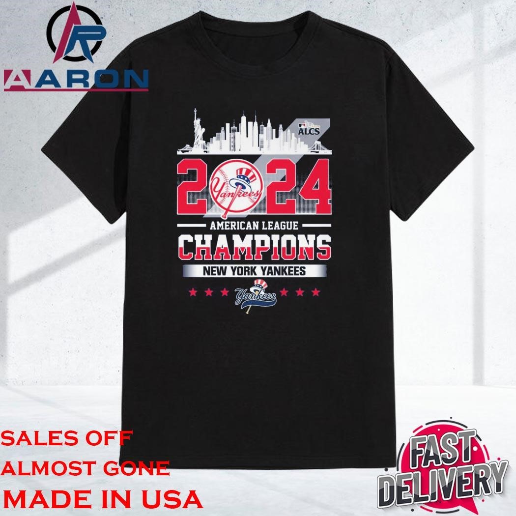 Official ALCS New York Yankees 2024 American League Champions T-Shirt