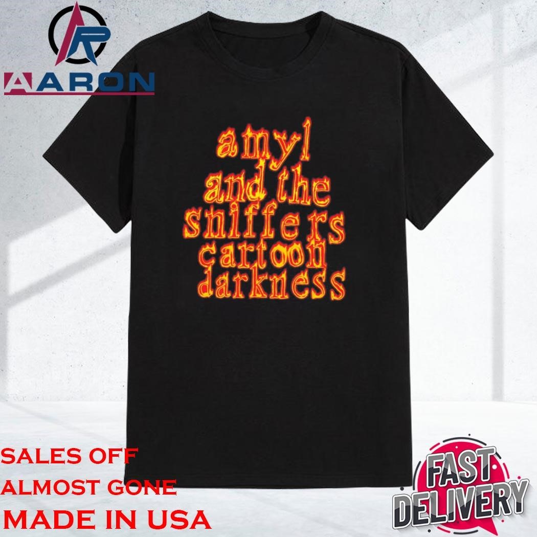 Official Amyl And The Sniffers Cartoon Darkness 2024 Shirt