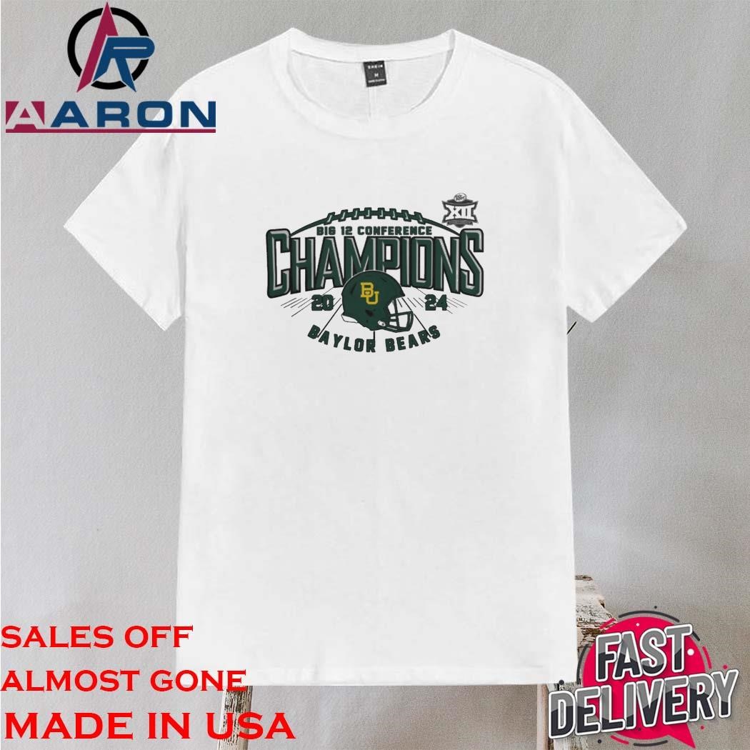 Official Baylor Bears 2024 Big 12 Conference Football Champions T-Shirt