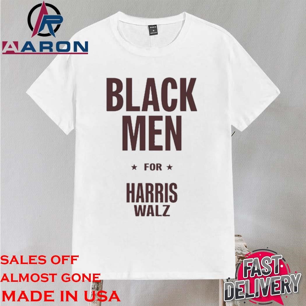 Official Black Men For Harris Walz Shirt