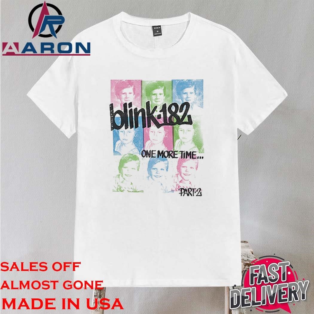 Official Blink-182 One More Time Can't Go Back Shirt