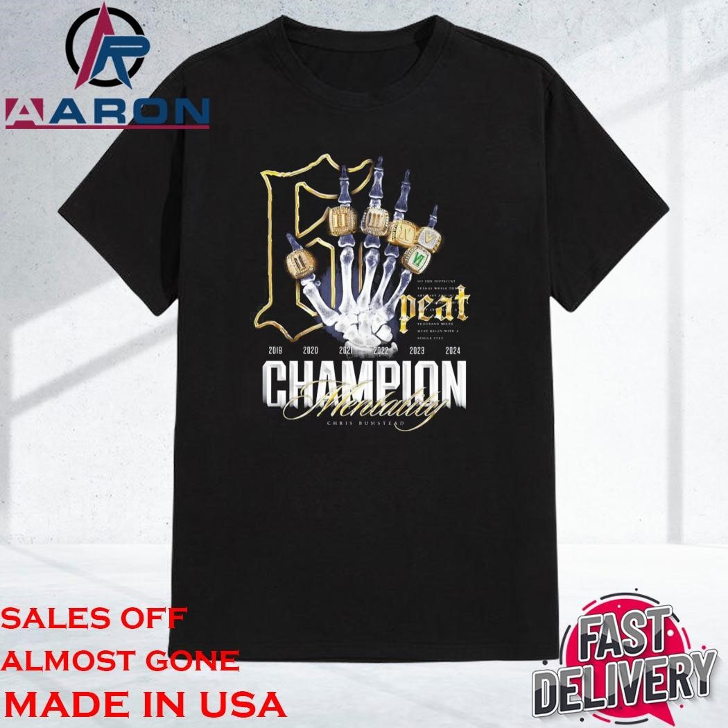 Official CBUM 6 Peat Rings Champion 2024 T-Shirt