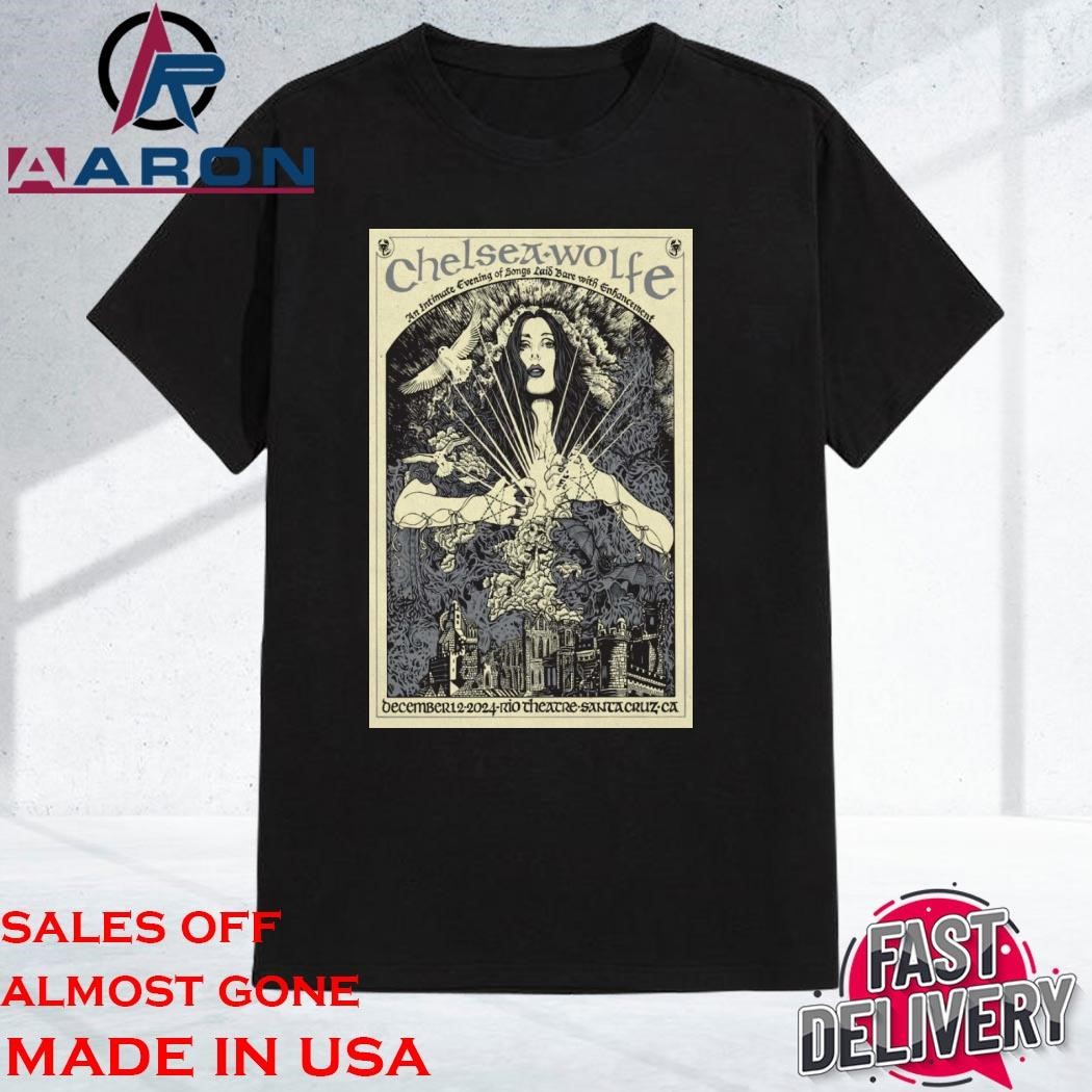 Official Chelsea Wolfe Live At The Rio Theatre On December 12 2024 In Santa Cruz Shirt