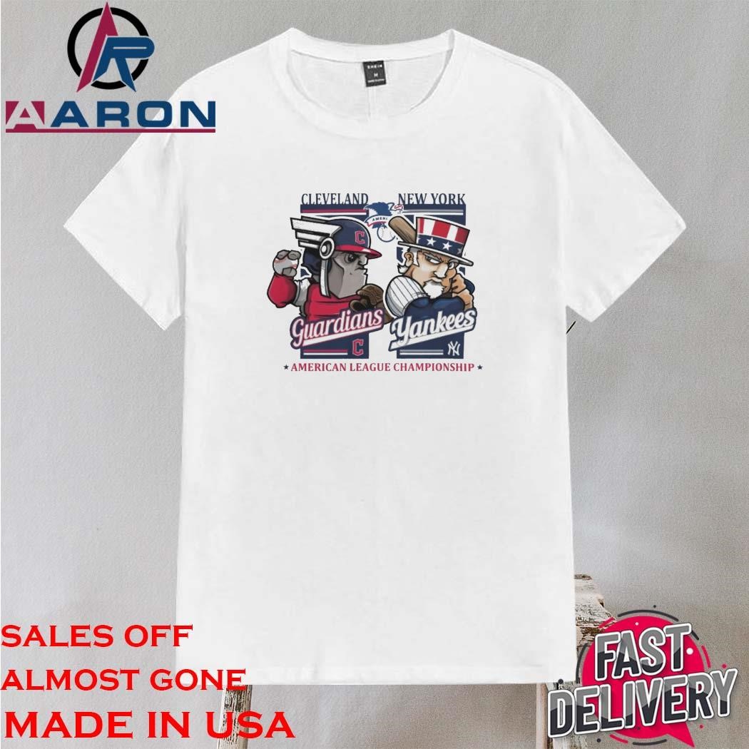 Official Cleveland Guardians Vs New York Yankees American League Championship Mascot 2024 Shirt