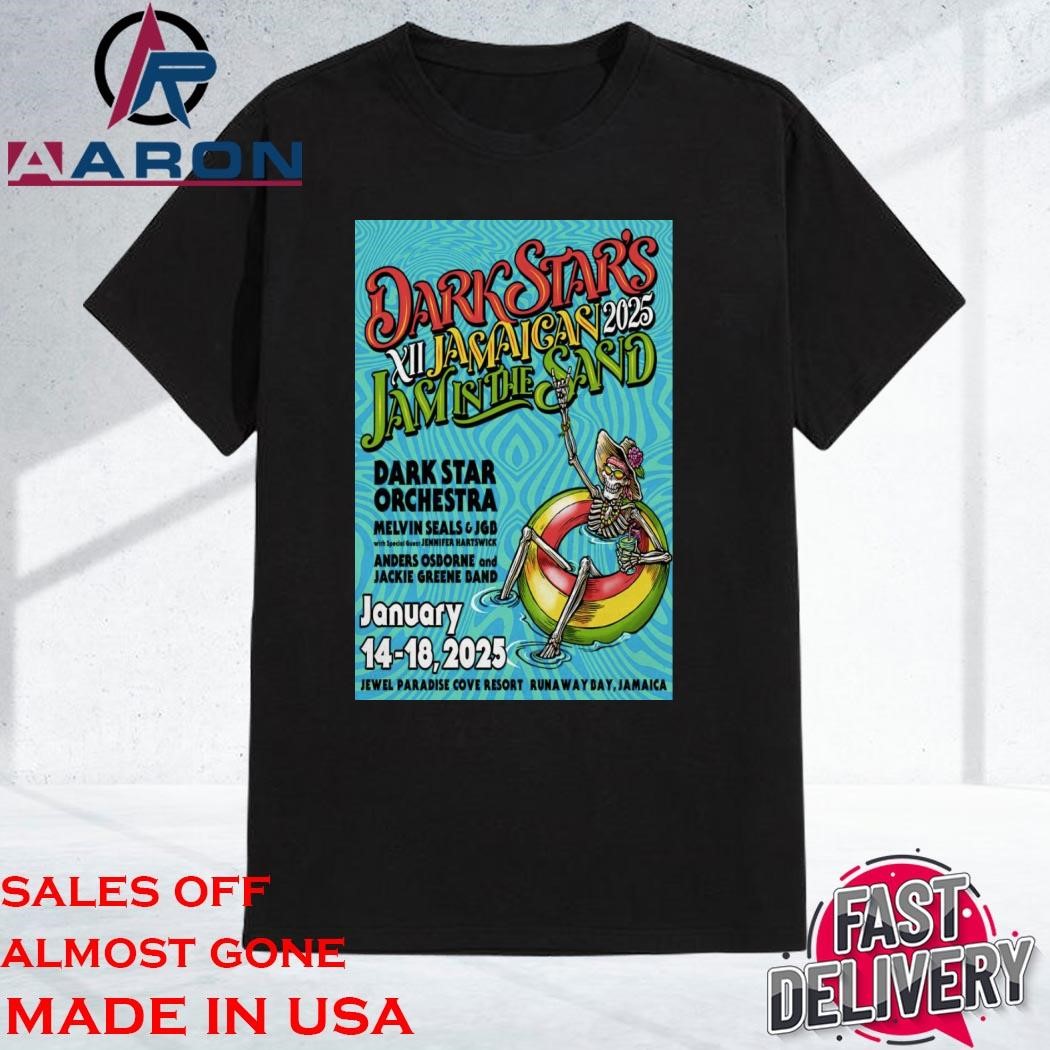 Official Dark Star Orchestra Runaway Bay, Jamaica Jan 14-18 2025 Tour Shirt