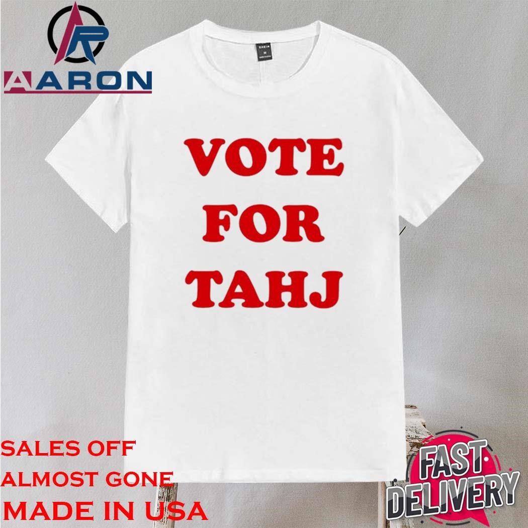 Official Efren Ramirez Wearing Vote For Tahj T-Shirt