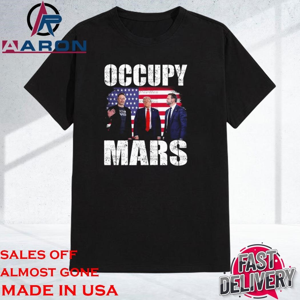 Official Elon Musk Trump Occupy Mars Trump 2024 T-Shirt