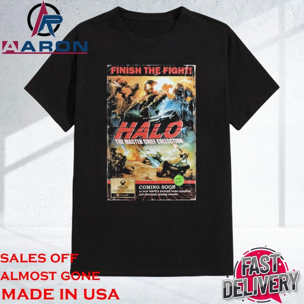 Official Finish The Fight Halo The Master Chief Collection T-Shirt